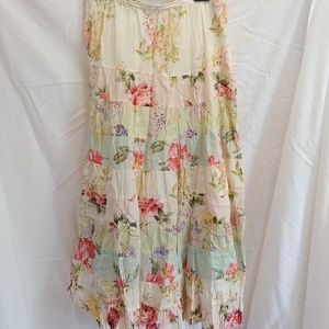 SOLD via Merc - Adorable, Floral Maxi Skirt